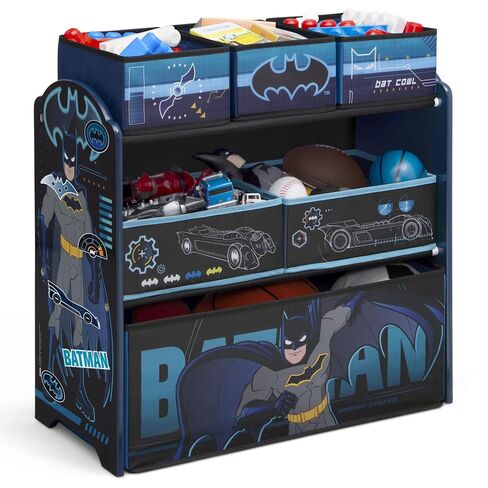 Delta Children Design & Store 6 Bin Toy Storage Organizer, Batman in Kuwait