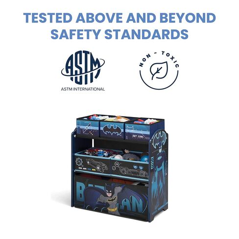 Delta Children Design & Store 6 Bin Toy Storage Organizer, Batman in Kuwait