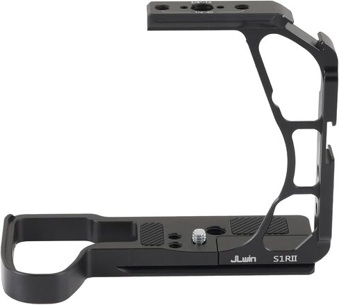 Half Camera Cage for Panasonic LUMIX S1R II / S1 II / S1 IIE | with NATO Top Handle Kit，Built-in Arca-Swiss Quick Release Plate, Cold Shoe, 1/4"-20 & 3/8"-16 Threaded Holes in Kuwait
