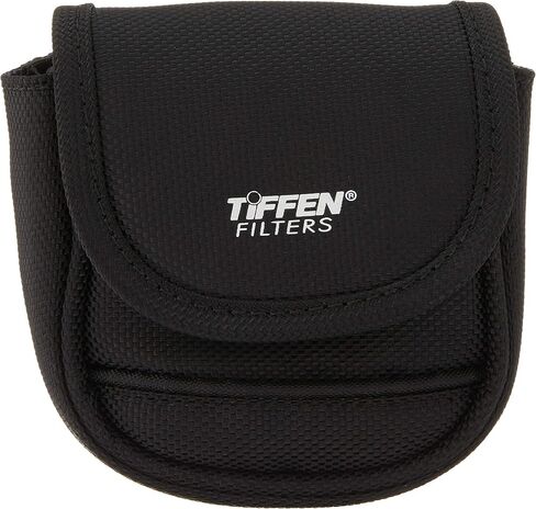 Tiffen 4BLTPCHLGK Large Belt Style Filter Pouch for Filters 62mm to 82mm,Black in Kuwait