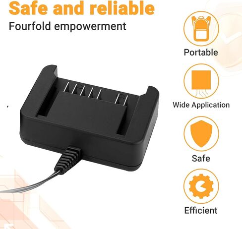 18V Li-ion Battery Charger Compatible with Hitachi BSL1815S | 339782 BSL1830C BSL1815X BSL1830 330139 330557 Li-ion Slide Style Battery in Kuwait