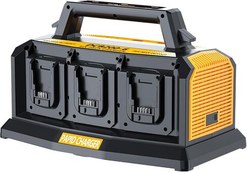 Choerinton 6-Port Fast Battery Charger for DeWalt 20V Battery, Replacement for DCB104 DCB107 DCB115,Compatible with 20V Max 60V DCB200 DCB203 DCB204DCB205 DCB206 DCB606 DCB609 (Charger Only) in Kuwait