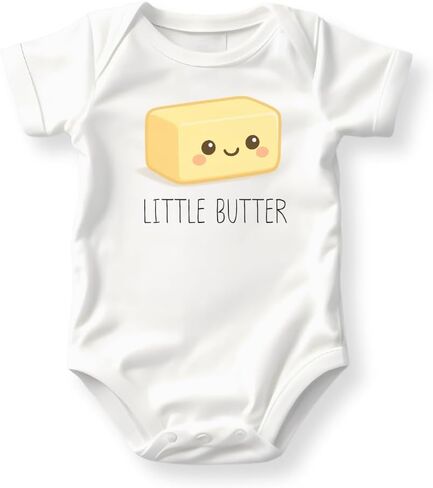 Little Butter Graphic Baby Bodysuit, Baby Clothes, Outfit for Children in Kuwait