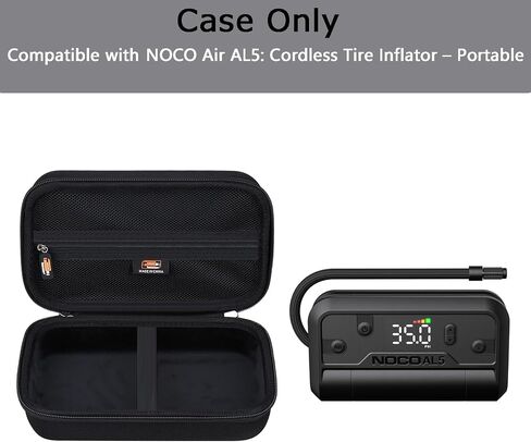 Travel Carrying Case For NOCO Air AL5 Cordless Tire Inflator Portable Rechargeable Air Compressor, Hard EVA Protective Storage Case (Case Only) in Kuwait