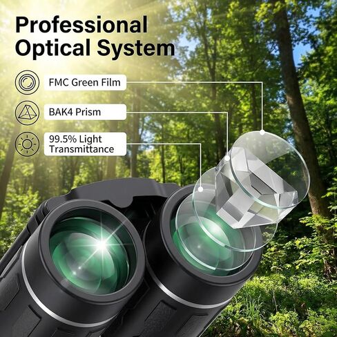 Compact Binoculars for Adults and Kids, Pocket Binoculars for Bird Watching, Concerts, Theater, Travel, Hiking and Sports Events, Lightweight Easy Focus Binoculars in Kuwait