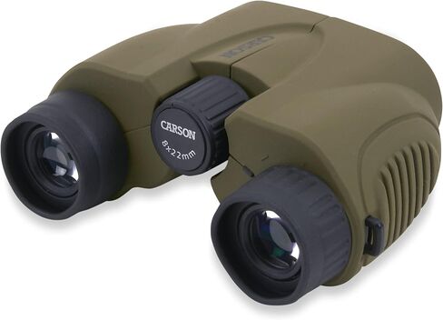 Carson Hornet 8x22mm Lightweight and Compact Binoculars for Bird Watching, Sight Seeing, Surveillance, Safaris, Concerts, Sporting Events, Hiking, Camping,Travel and Hunting Adventures (HT-822) in Kuwait