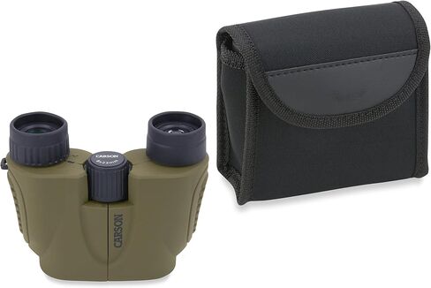Carson Hornet 8x22mm Lightweight and Compact Binoculars for Bird Watching, Sight Seeing, Surveillance, Safaris, Concerts, Sporting Events, Hiking, Camping,Travel and Hunting Adventures (HT-822) in Kuwait