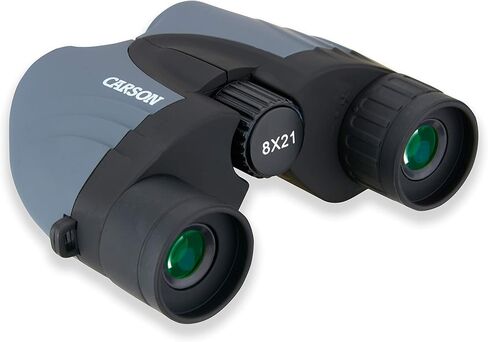 Carson Tracker 8x21mm Compact Sport Binocular, Grey (TZ-821) in Kuwait