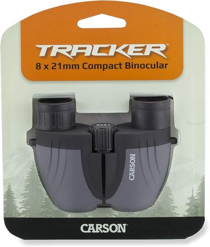 Carson Tracker 8x21mm Compact Sport Binocular, Grey (TZ-821) in Kuwait