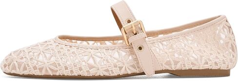 DV Dolce Vita Women's Mulaney Ballet Flat, Beige, 10 in Kuwait