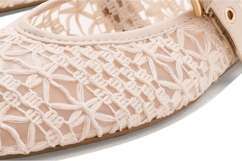 DV Dolce Vita Women's Mulaney Ballet Flat, Beige, 10 in Kuwait