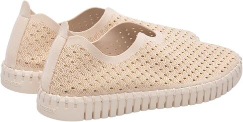 Ilse Jacobsen HornbÆK Flat Women's Shoes, Slip-On Trainers with Recycled Microfibre Material and Non-Slip Natural Rubber Sole, Tulip3275, Lightweight, Breathable, Environmentally Friendly, Kit, 7 in Kuwait
