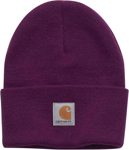 Carhartt Unisex Baby Knit Beanie Cuff Hat, Plum Caspia,One Size in Kuwait