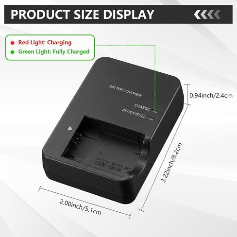 NB-13L CB-2LH CB-2LHT Battery Charger Compatible with Canon G7X G7X Mark II III G1 X Mark III G5X G5X Mark II G9X G9X Mark II SX620 SX720 SX730 SX740 HS Digital Camera in Kuwait