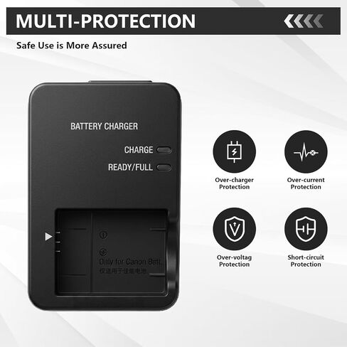 NB-13L CB-2LH CB-2LHT Battery Charger Compatible with Canon G7X G7X Mark II III G1 X Mark III G5X G5X Mark II G9X G9X Mark II SX620 SX720 SX730 SX740 HS Digital Camera in Kuwait