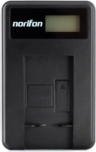 Norifon NB-12L LCD USB Charger for Canon Legria mini X, Mini X | Compatible with Canon Legria mini X, Mini X, PowerShot G1X Mark II, N100 in Saudi Arabia