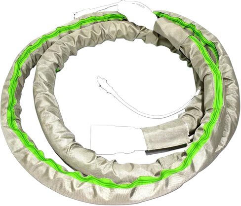 3.5m Dust Extractor Hose Sleeve Compatible with Fes-tool Vacuum D27/32 Cover - Grey & Green Color - Only Sleeve. (Without Wire and Hose) in Saudi Arabia