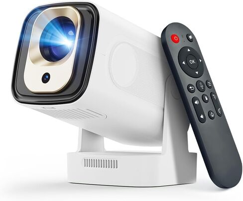 【Auto Focus&1080P】Magcubic Mini Smart Projector 4K Support, Built in Apps | Portable Projector with Wifi 6 and Bluetooth 5.4, Auto Keystone, 5W Speaker, Android 14, Voice Control, Home Movie Proyector in Saudi Arabia