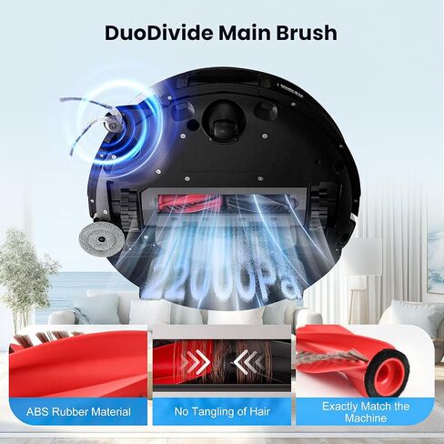 29 Pack Accessories Kit for Roborock Saros 10 Robot Vacuum | 1 Pairs Mainbrush 6 Side Brush 4 Filter 6 Dust Bags 4 Long Mop 4 Small Round Mop 1 Base Station Brush 2 Tools in Saudi Arabia