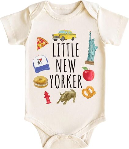 Little New Yorker Baby Onesie – NYC Baby Outfit for Boys and Girls, New York Infant Bodysuit Travel Gifts in Saudi Arabia