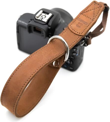 Leather Camera Wrist Strap with Quick Release for Photographers, Adjustable Camera Hand Strap in Saudi Arabia