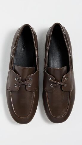 Vince Women's Marin Boat Shoes, Elmwood, 8 Medium US in Kuwait