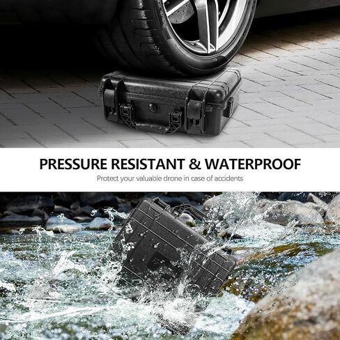 FPVtosky Dual Layer Hard Case for DJI Mini 4 Pro Fly More Combo, Waterproof Carrying Case for Mavic Mini 3/3 Pro Drone, Fits DJI RC2/ RC & RC-N2/ N1 Accessories in Kuwait