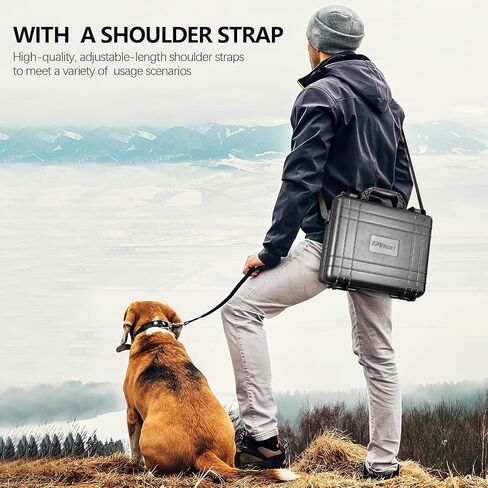 FPVtosky Dual Layer Hard Case for DJI Mini 4 Pro Fly More Combo, Waterproof Carrying Case for Mavic Mini 3/3 Pro Drone, Fits DJI RC2/ RC & RC-N2/ N1 Accessories in Kuwait