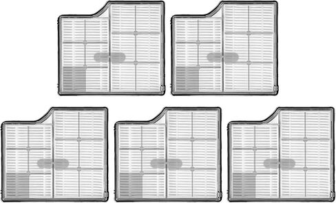 (5 Pack) Saros 10 Replacement HEPA Filters for Roborock Saros 10 Robot Vacuum Cleaner, Filters Accessories Kit, Upright Filter, Canister Filters, HEPA Filter Accessories in Kuwait