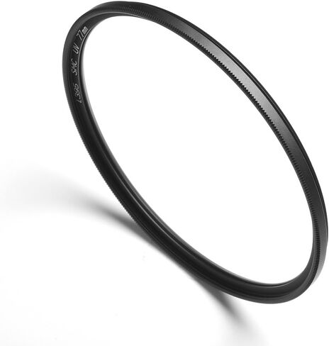 NiSi NIR-UV395-82 Round UV395 SMC Filter (82mm) from Ikan, Black | Includes filter case and 1-year warranty for protection, storage and maintenance in Kuwait