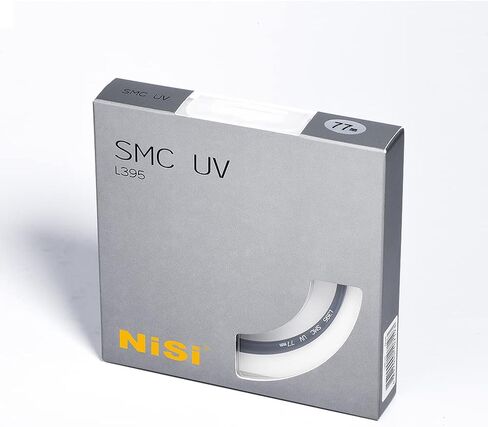 NiSi NIR-UV395-82 Round UV395 SMC Filter (82mm) from Ikan, Black | Includes filter case and 1-year warranty for protection, storage and maintenance in Kuwait