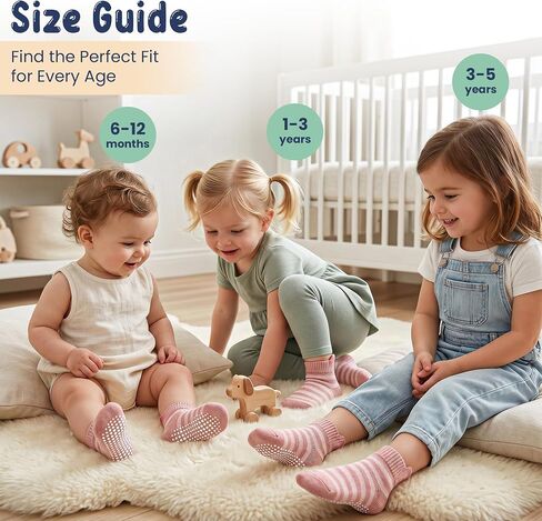 GOTS Organic Cotton Blend Ankle Toddler Socks 6M-12M-2t-3t-4t-5t Baby Gift in Kuwait