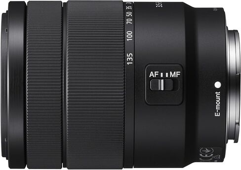 Sony E 18-135mm f/3.5-5.6 OSS Lens Bundle | APS-C All-in-One Zoom with Optical SteadyShot Stabilization, Advanced Optics & Fast AF | for Travel & Wildlife (SEL18135) + Filter Kit + Case + Cap Keeper in Kuwait