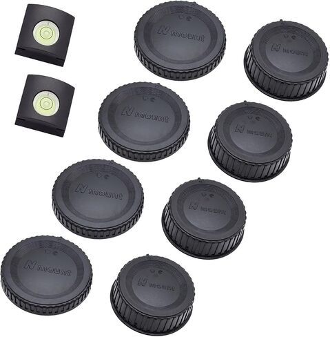 Body & Lens Cap Kit Compatible with Nikon F Mount D3500 D7500 | COMPATIBILITY: Fits Nikon F Mount DSLR Cameras D3500 D7500 D5600 D3400 D850. Includes Body Caps, Rear Caps & Hot Shoe Covers. in Saudi Arabia