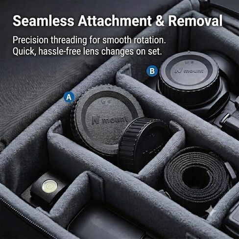 Body & Lens Cap Kit Compatible with Nikon F Mount D3500 D7500 | COMPATIBILITY: Fits Nikon F Mount DSLR Cameras D3500 D7500 D5600 D3400 D850. Includes Body Caps, Rear Caps & Hot Shoe Covers. in Saudi Arabia
