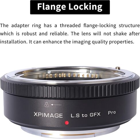 Electronic Lens Mount Adapter Ring Compatible with Leica S Lens to Fujifilm GFX Camera GFX50 GFX100 Auto in Kuwait