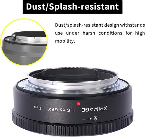 Electronic Lens Mount Adapter Ring Compatible with Leica S Lens to Fujifilm GFX Camera GFX50 GFX100 Auto in Kuwait