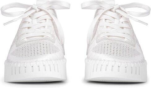 Ilse Jacobsen HORNBAEK Women's Tulip 4271 Lace Up Wedge White/White in Kuwait