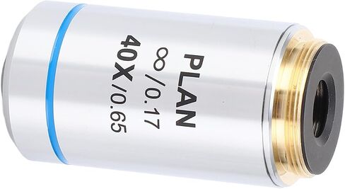 YWBL-WH 40X Objective Lens Microscope Objective 195mm Parfocal Length with High Transmittance Coating for Professional Biological Microscopes in Kuwait