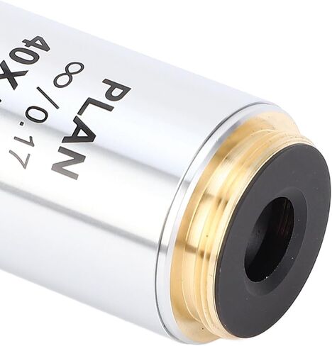 YWBL-WH 40X Objective Lens Microscope Objective 195mm Parfocal Length with High Transmittance Coating for Professional Biological Microscopes in Kuwait