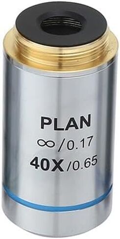 Plan Infinity Achromatic Objective Lens 4X 20X 40X 60X 100X for Olympus Microscope with 20.2mm RMS Thread Anti-Reflection Coating Clear Image Lab Biological Research Tool Standard Mount(100X) in Kuwait