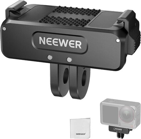 NEEWER Magnetic Mount Adapter Compatible with DJI Osmo 360 / Action 5 Pro/4/3, Upgraded Metal Quick Release Action Camera Mount Vlogging Accessories with 1/4" Tripod Thread, AC011 in Kuwait