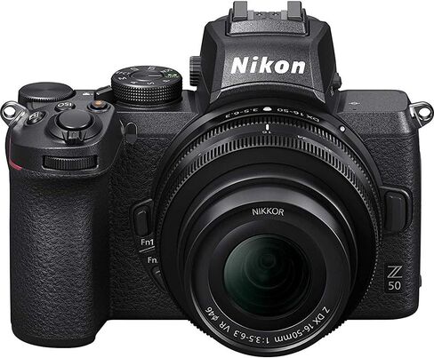 Nikon Z50 DX-Format Mirrorless Camera Body with NIKKOR Z DX 16-50mm f/3.5-6.3 VR Lens - 1633B in Kuwait