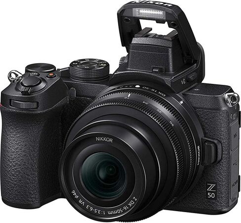 Nikon Z50 DX-Format Mirrorless Camera Body with NIKKOR Z DX 16-50mm f/3.5-6.3 VR Lens - 1633B in Kuwait