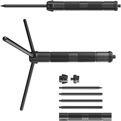 Portables Folding Camping Light Stand with Stabilizing Tripods Base and Antislip for Camera Equipment Heavy Type Outdoor Light Stand in Kuwait