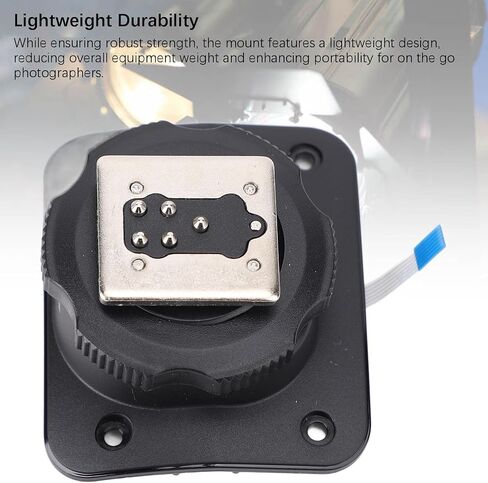 New Hot Shoe Mounting Foot for V860II C, Professional Stable Lightweight Hot Shoe Replacement Base Foot Bracket, Camera Flash Repair Parts for V860II C in Kuwait