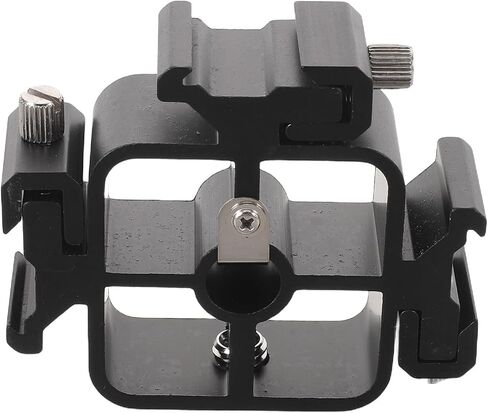 DOITOOL Three-Way Hot Shoe Mount Adapter Bracket with 3-Way Cold Shoe Interfaces, Alloy Construction, Compact and Portable Design for Photography and Video Shooting Equipment in Kuwait