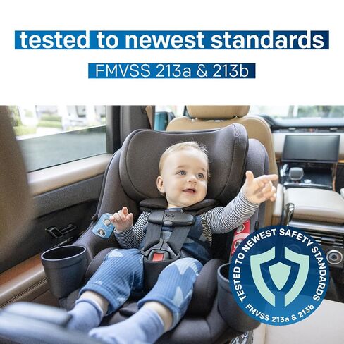 Joie Baby, Chili Spin SI 360 Rotating 2-in-1 Convertible Car Seat, Rear and Forward-Facing, No-Rethread Harness, Side Impact Protection (Mocha) in Kuwait
