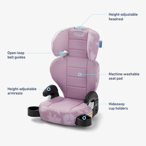 Graco TurboBooster 2.0 Highback Booster Seat, Lilac Mod in Kuwait