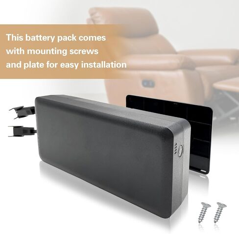Power Recliner GreenPower 6000mAh Wireless Rechargeable Battery Pack Kits | Wall Power Supply, Extension Cord, Y Power Cable, Lift Chair Electric Sofa Battery Pack Replacement in Kuwait